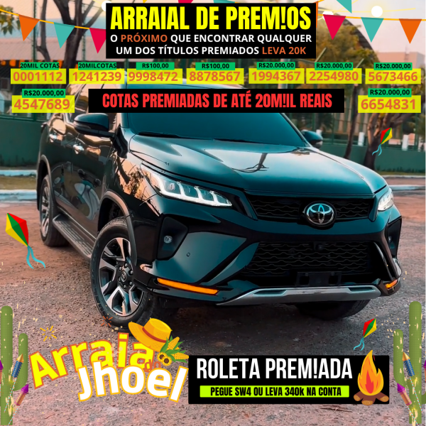  Toyota SW4 DIAMOND ou R$350.000 no Pix 💰 🚀